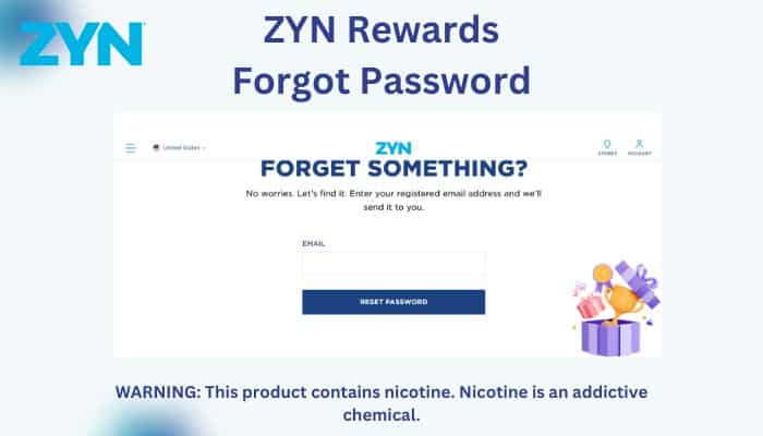 ZYN Rewards Forgot Password