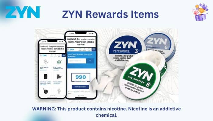 ZYN Rewards Items