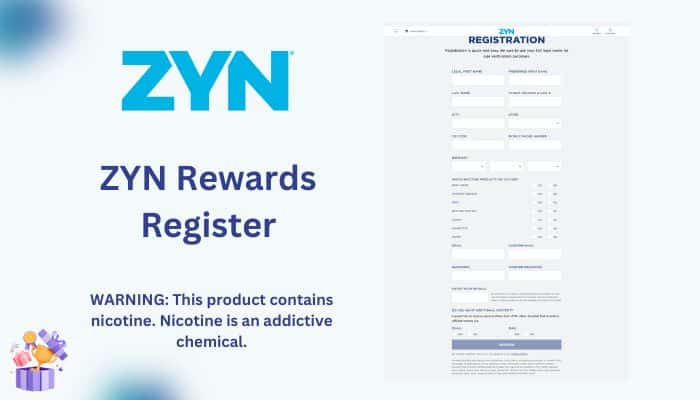 ZYN Rewards Register